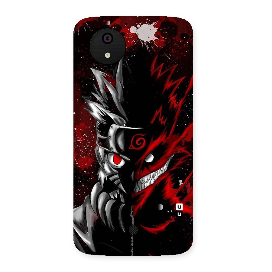 Two Face Naruto Back Case for Micromax Canvas A1