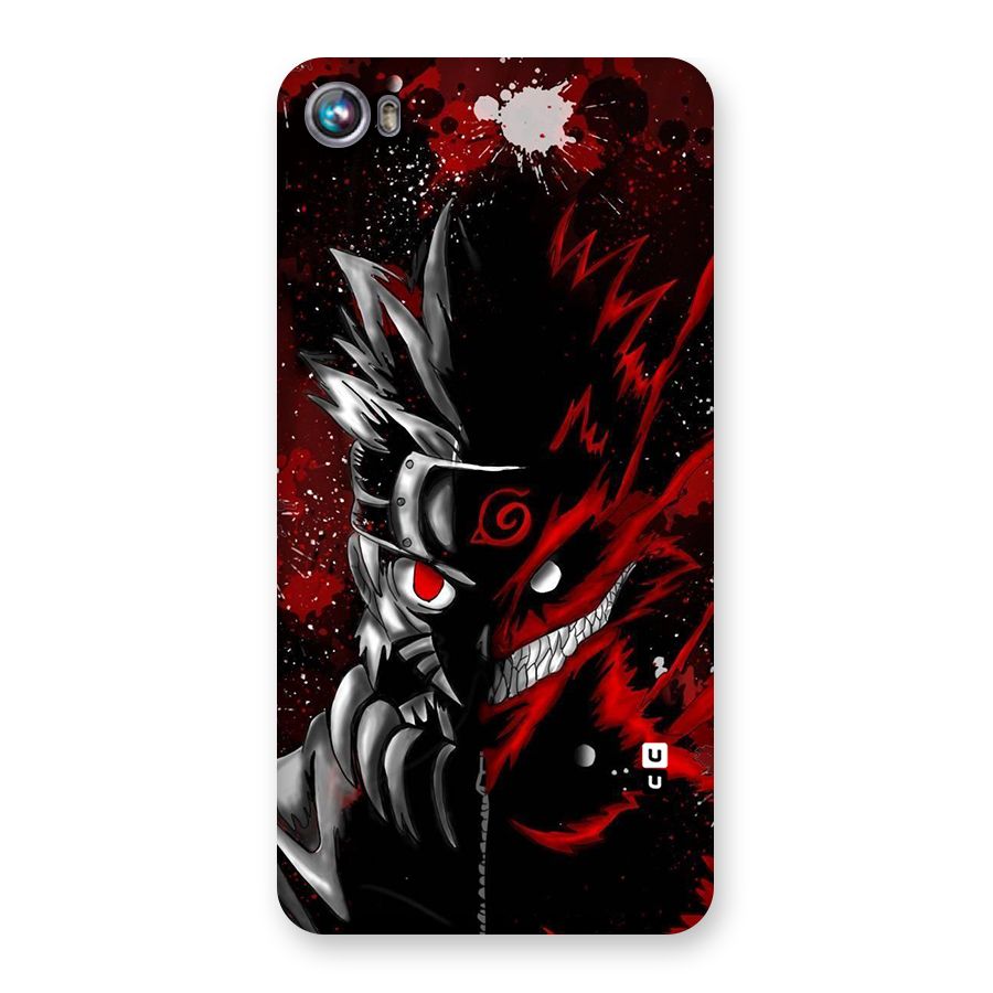 Two Face Naruto Back Case for Micromax Canvas Fire 4 A107