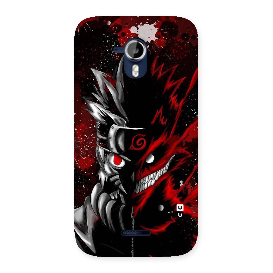 Two Face Naruto Back Case for Micromax Canvas Magnus A117