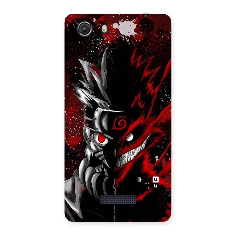 Two Face Naruto Back Case for Micromax Unite 3
