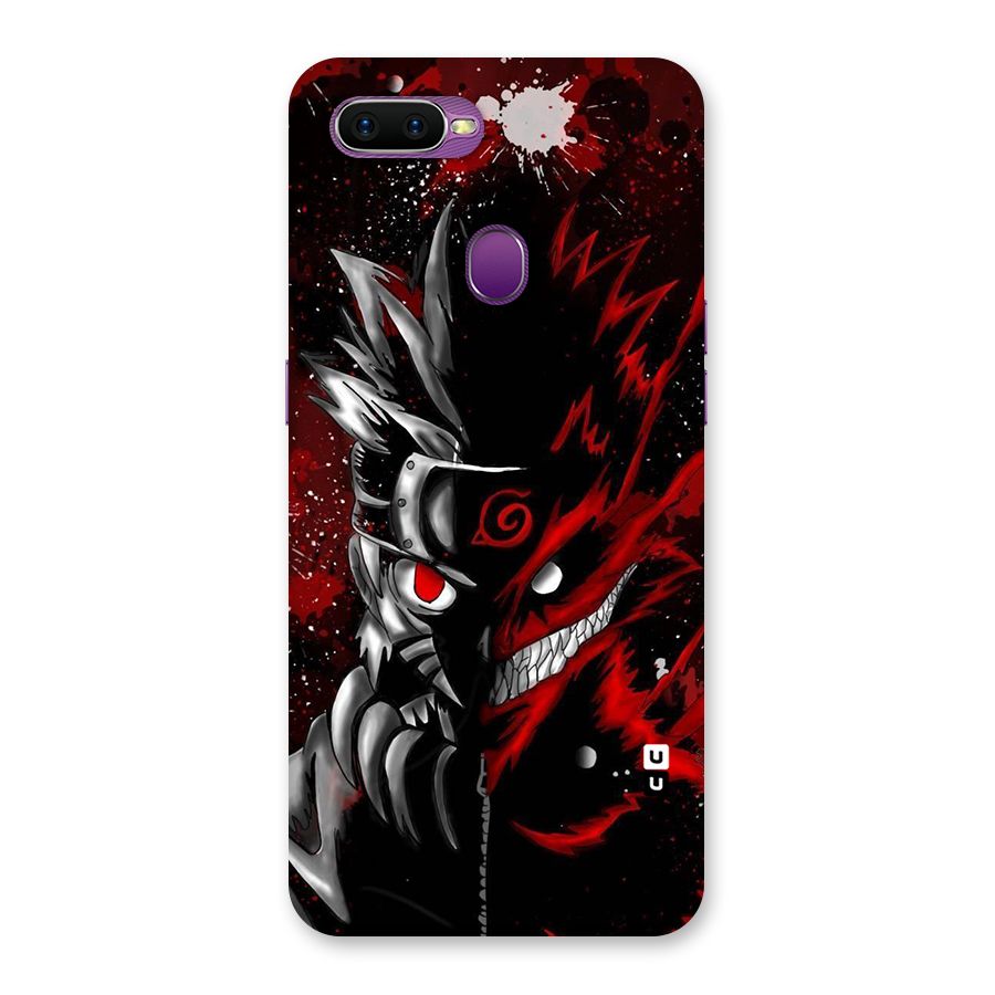 Two Face Naruto Back Case for Oppo F9