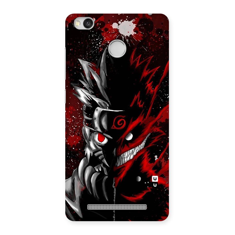 Two Face Naruto Back Case for Redmi 3S Prime