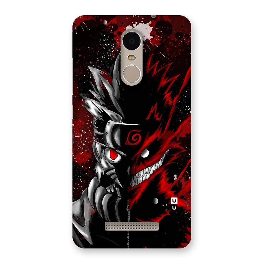 Two Face Naruto Back Case for Xiaomi Redmi Note 3