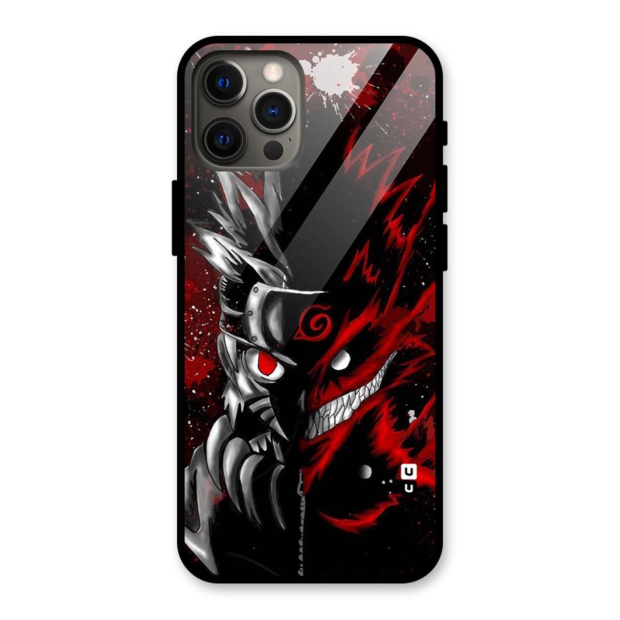 Two Face Naruto Glass Back Case for iPhone 12 Pro Max
