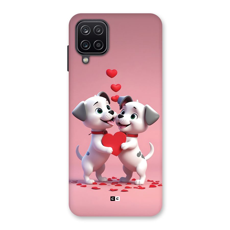Two Puppies Together Back Case for Galaxy A12