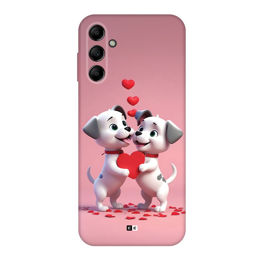 Two Puppies Together Back Case for Galaxy A14 5G
