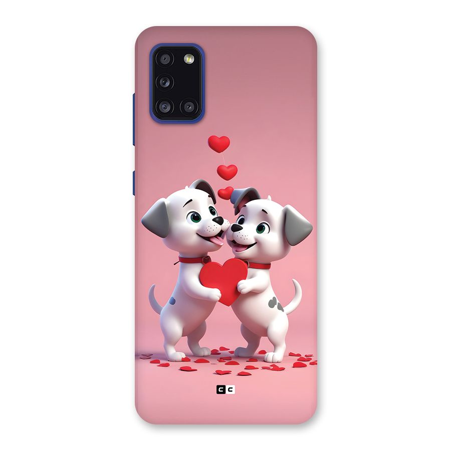 Two Puppies Together Back Case for Galaxy A31