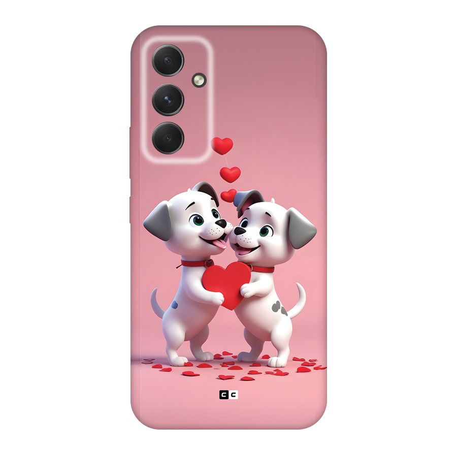 Two Puppies Together Back Case for Galaxy A54