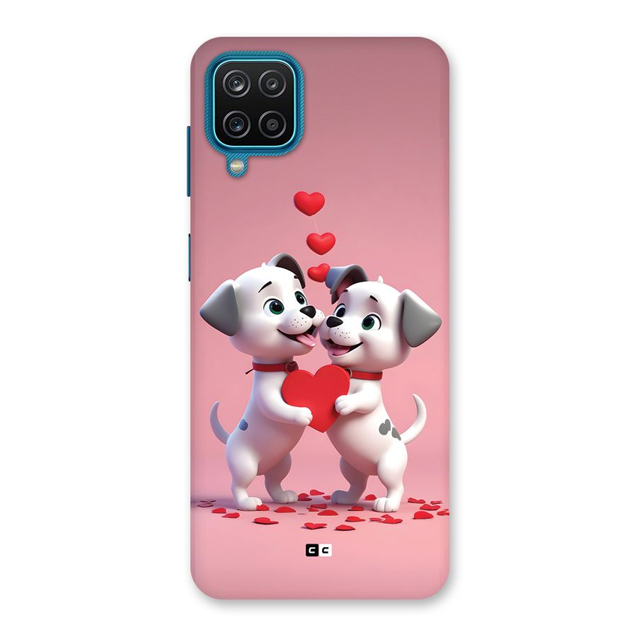 Two Puppies Together Back Case for Galaxy F12
