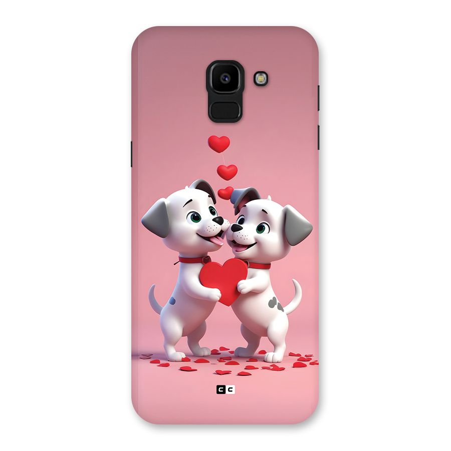 Two Puppies Together Back Case for Galaxy J6