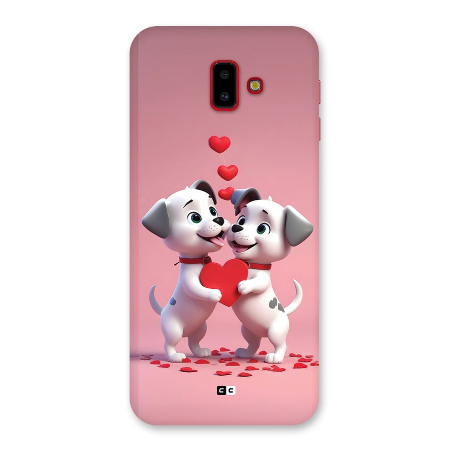 Two Puppies Together Back Case for Galaxy J6 Plus