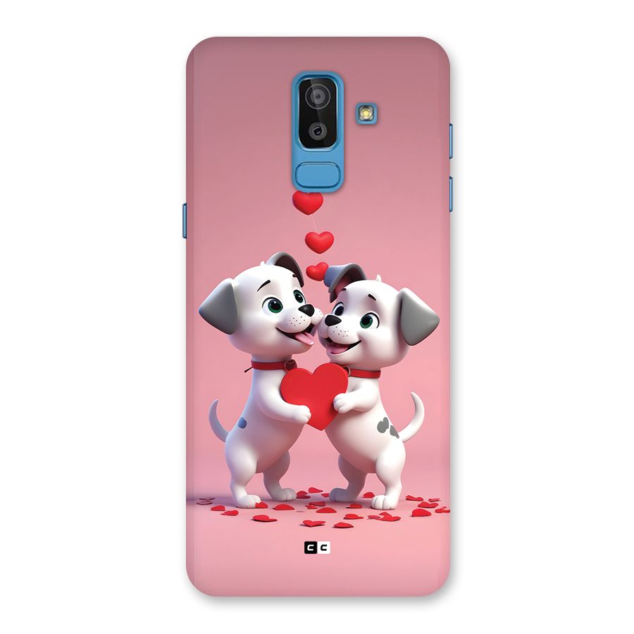 Two Puppies Together Back Case for Galaxy J8