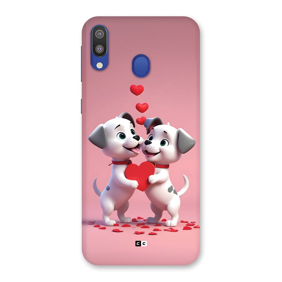 Two Puppies Together Back Case for Galaxy M20