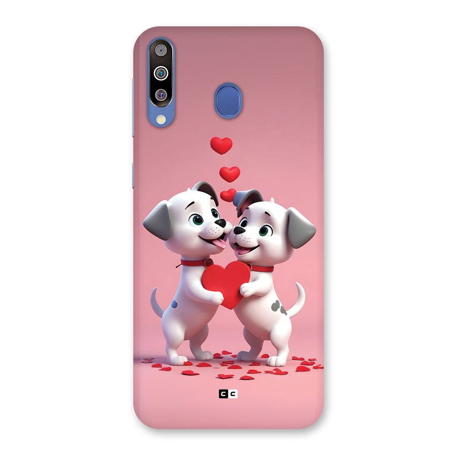 Two Puppies Together Back Case for Galaxy M30