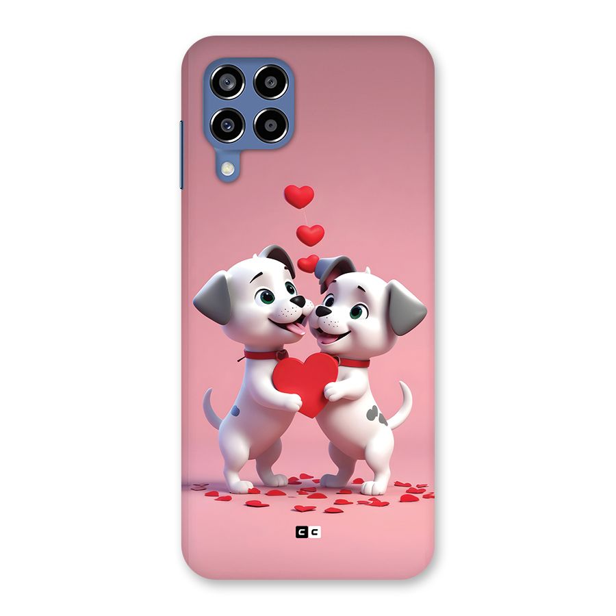 Two Puppies Together Back Case for Galaxy M53 5G