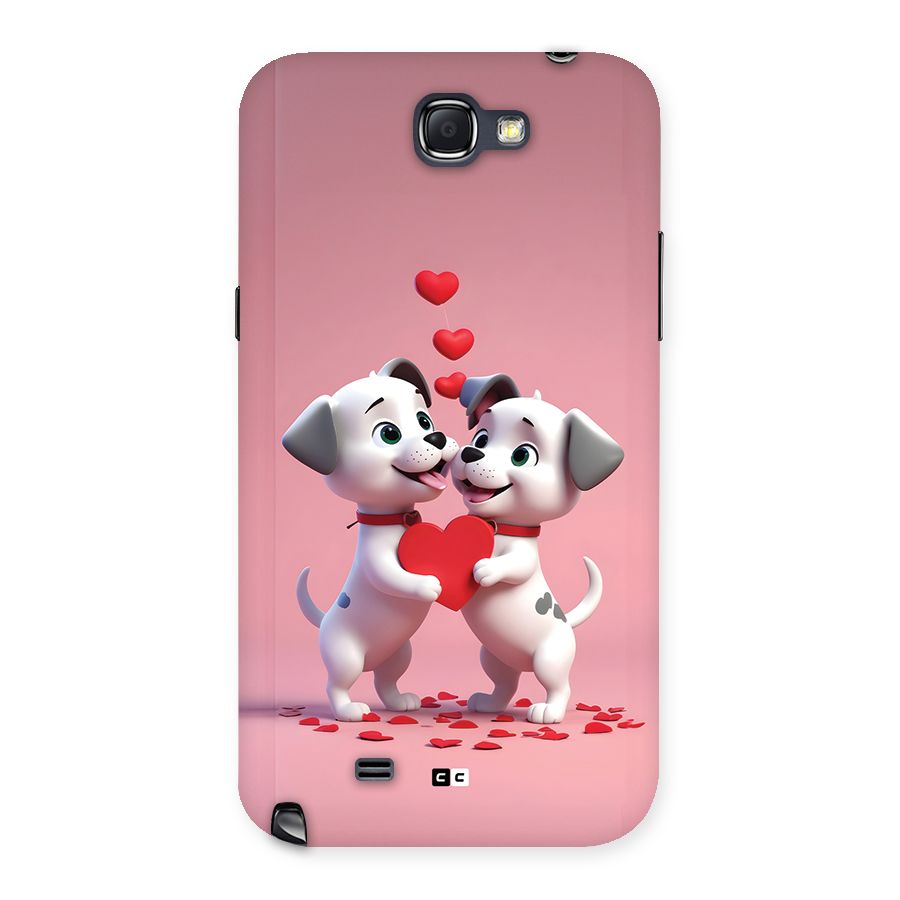 Two Puppies Together Back Case for Galaxy Note 2