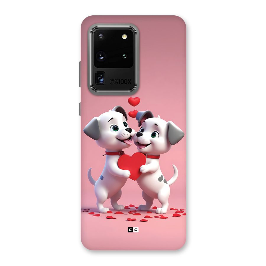 Two Puppies Together Back Case for Galaxy S20 Ultra