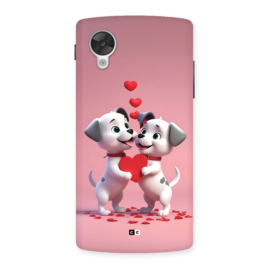 Two Puppies Together Back Case for Google Nexus 5