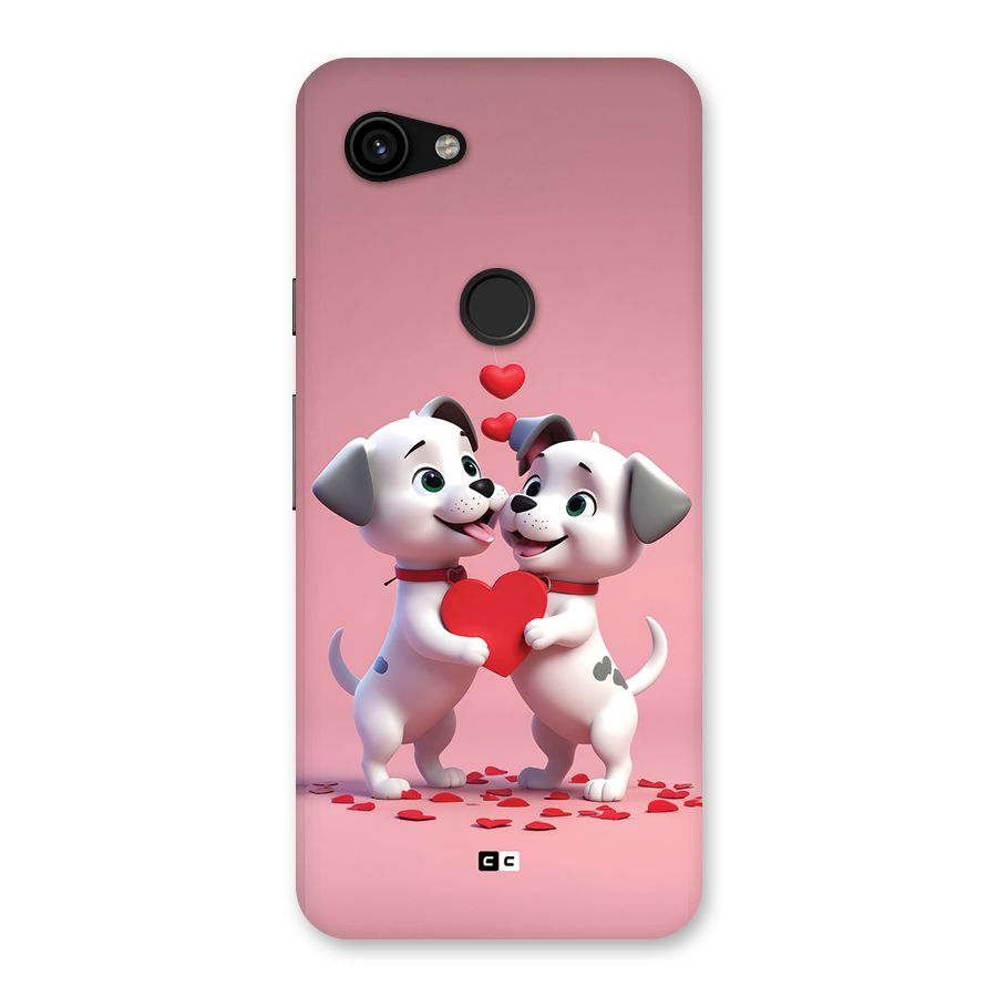 Two Puppies Together Back Case for Google Pixel 3a