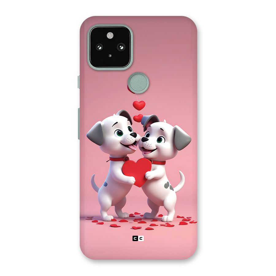 Two Puppies Together Back Case for Google Pixel 5
