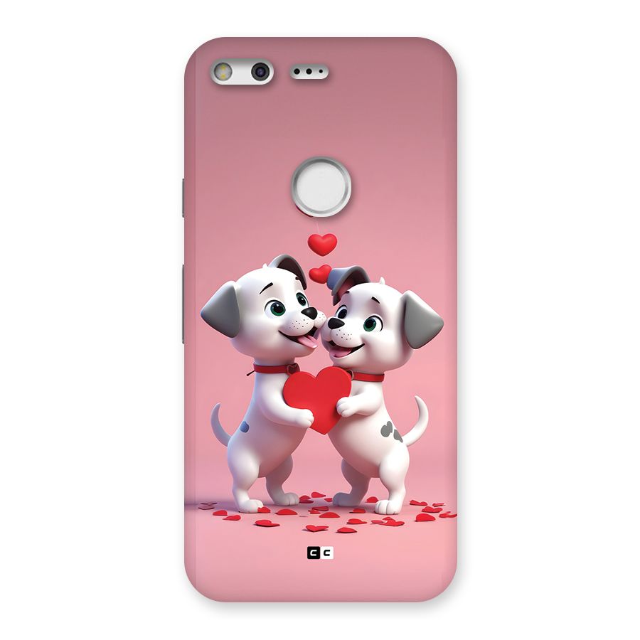 Two Puppies Together Back Case for Google Pixel XL