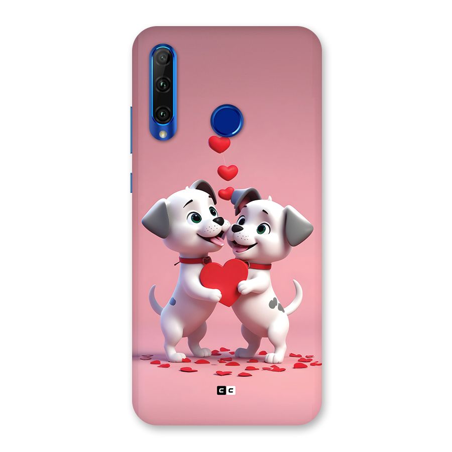 Two Puppies Together Back Case for Honor 20i
