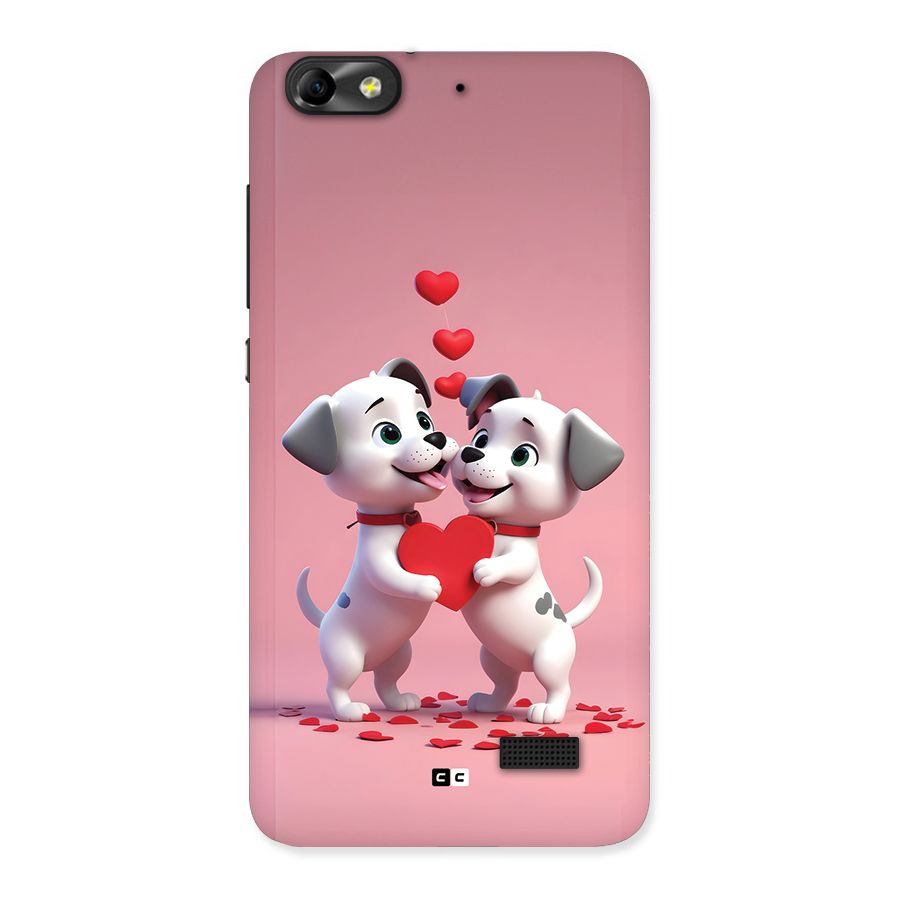 Two Puppies Together Back Case for Honor 4C