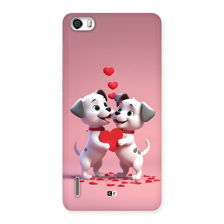 Two Puppies Together Back Case for Honor 6