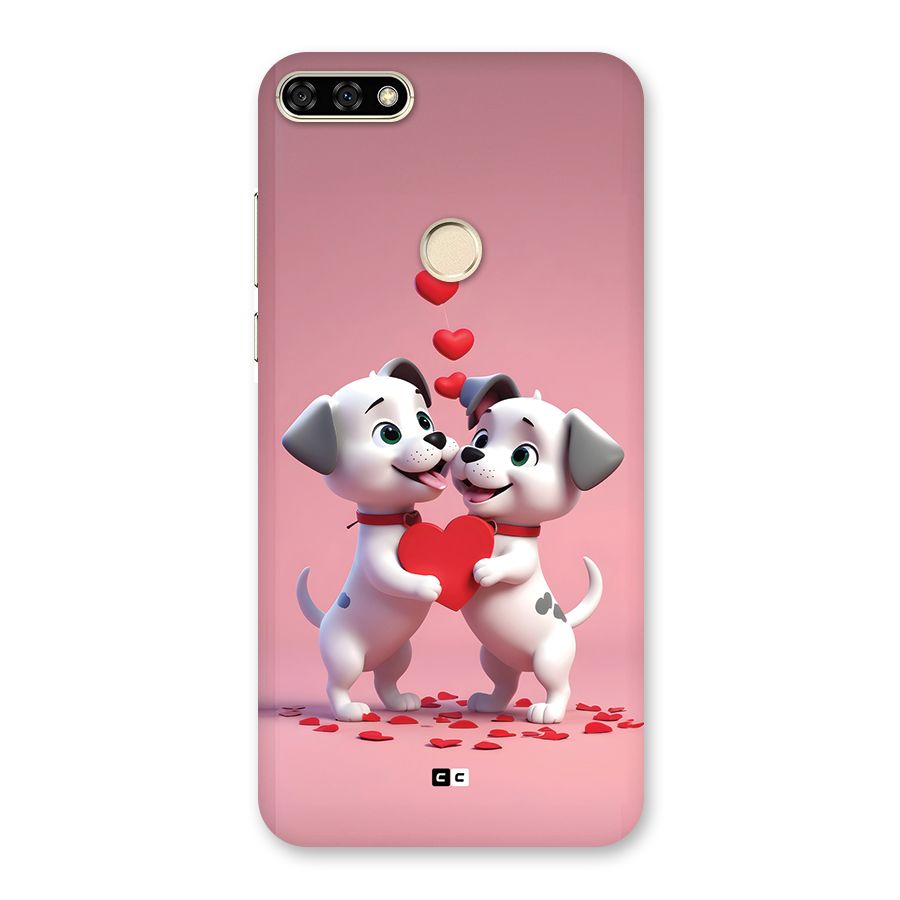 Two Puppies Together Back Case for Honor 7A