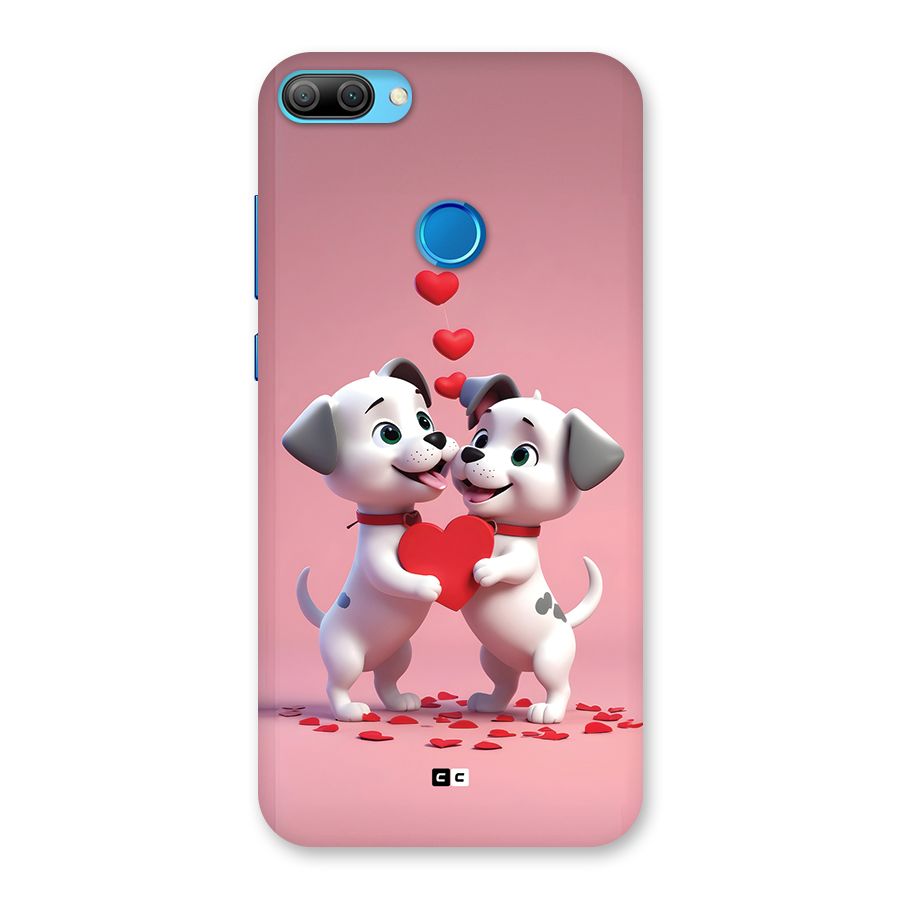 Two Puppies Together Back Case for Honor 9N