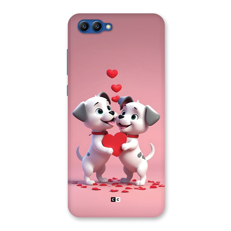 Two Puppies Together Back Case for Honor View 10
