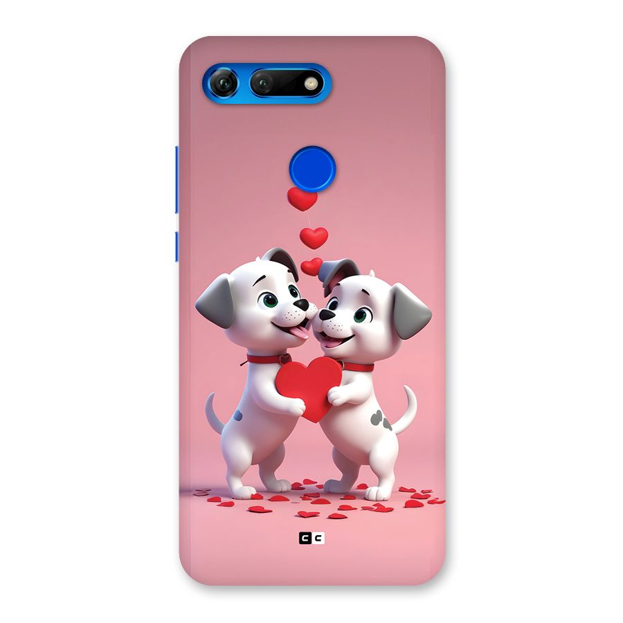Two Puppies Together Back Case for Honor View 20