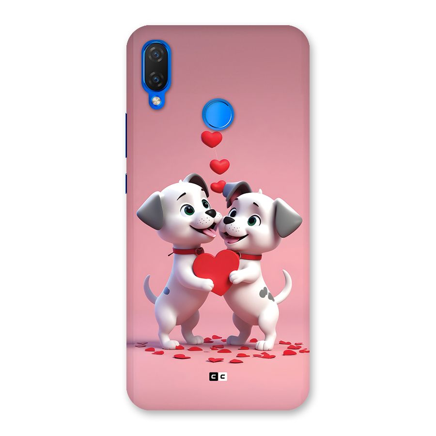 Two Puppies Together Back Case for Huawei P Smart Plus