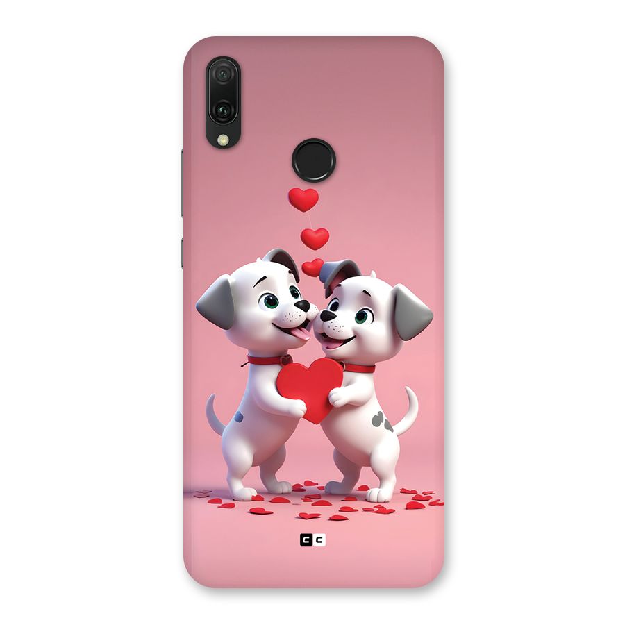 Two Puppies Together Back Case for Huawei Y9 (2019)
