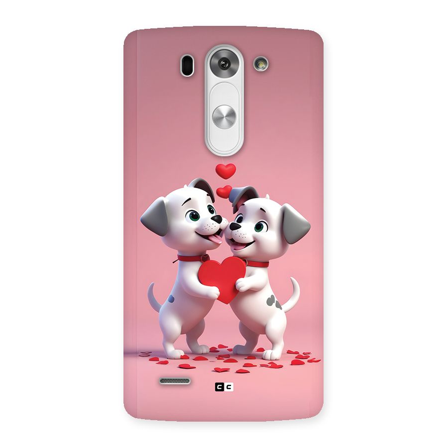 Two Puppies Together Back Case for LG G3 Beat