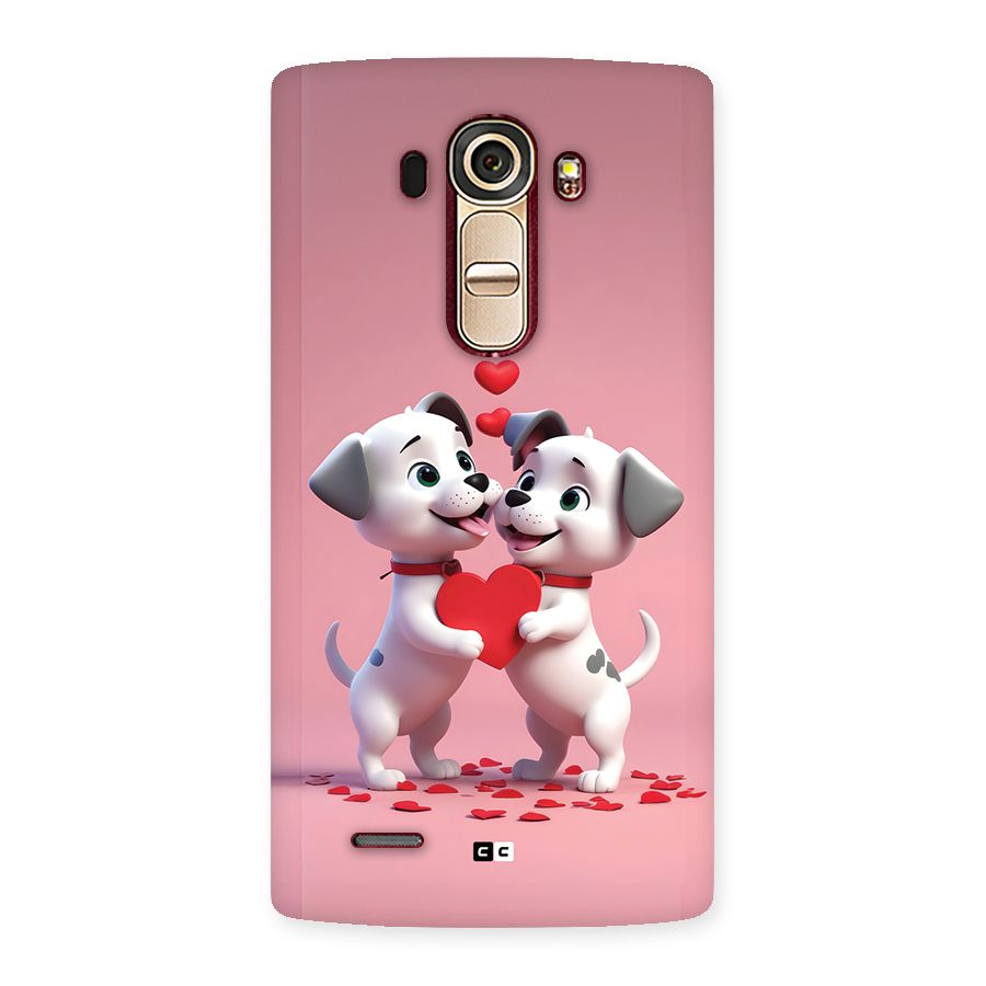 Two Puppies Together Back Case for LG G4