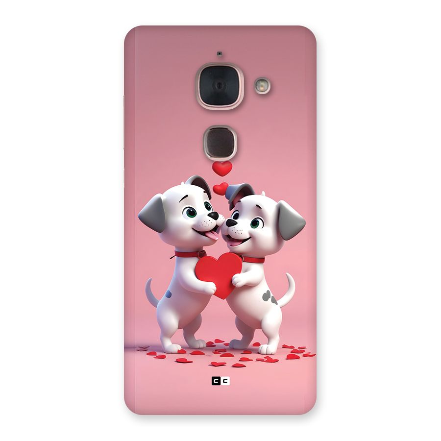 Two Puppies Together Back Case for Le Max 2