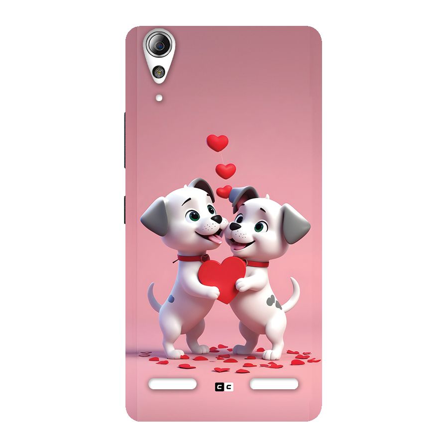 Two Puppies Together Back Case for Lenovo A6000