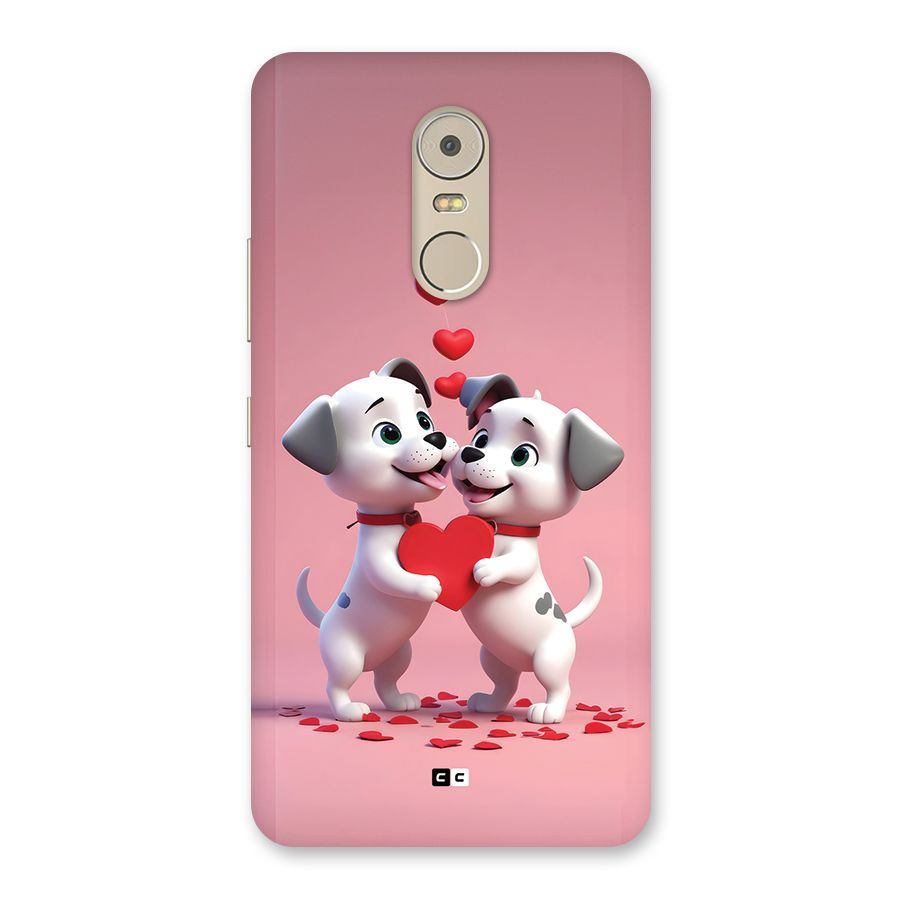 Two Puppies Together Back Case for Lenovo K6 Note