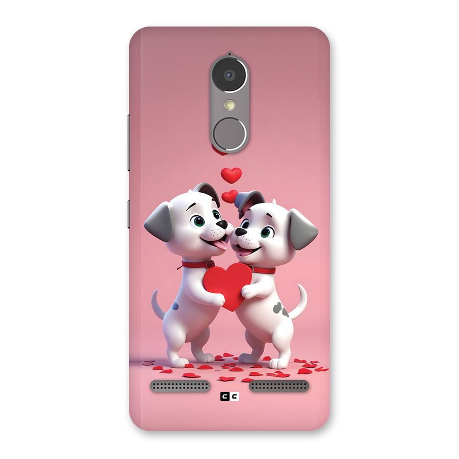 Two Puppies Together Back Case for Lenovo K6 Power