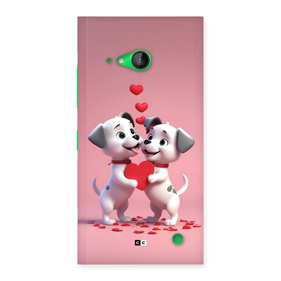 Two Puppies Together Back Case for Lumia 730