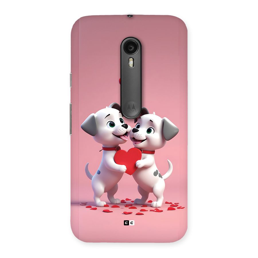 Two Puppies Together Back Case for Moto G Turbo