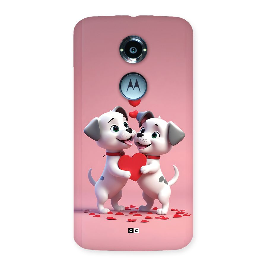 Two Puppies Together Back Case for Moto X2