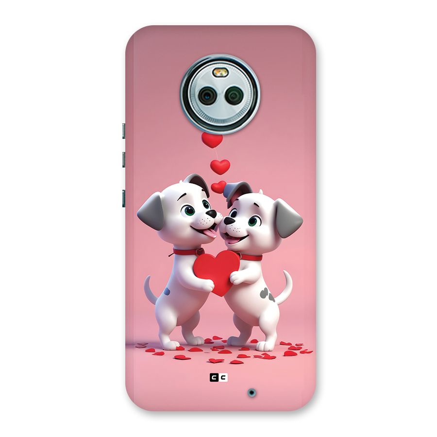 Two Puppies Together Back Case for Moto X4