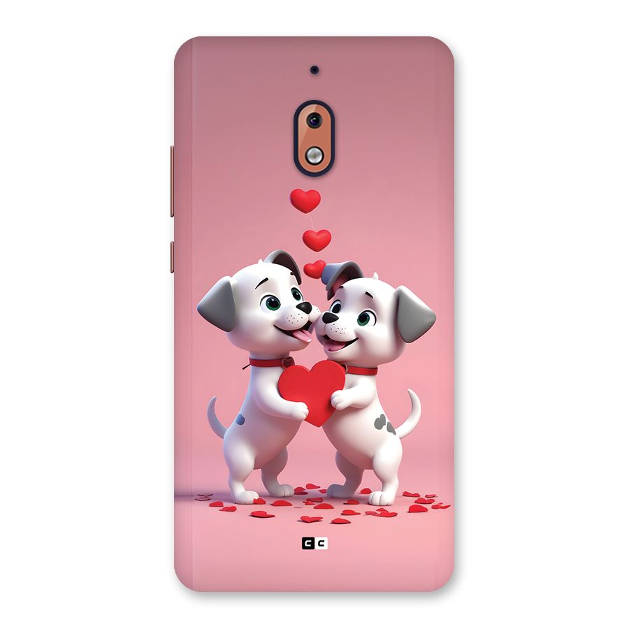 Two Puppies Together Back Case for Nokia 2.1