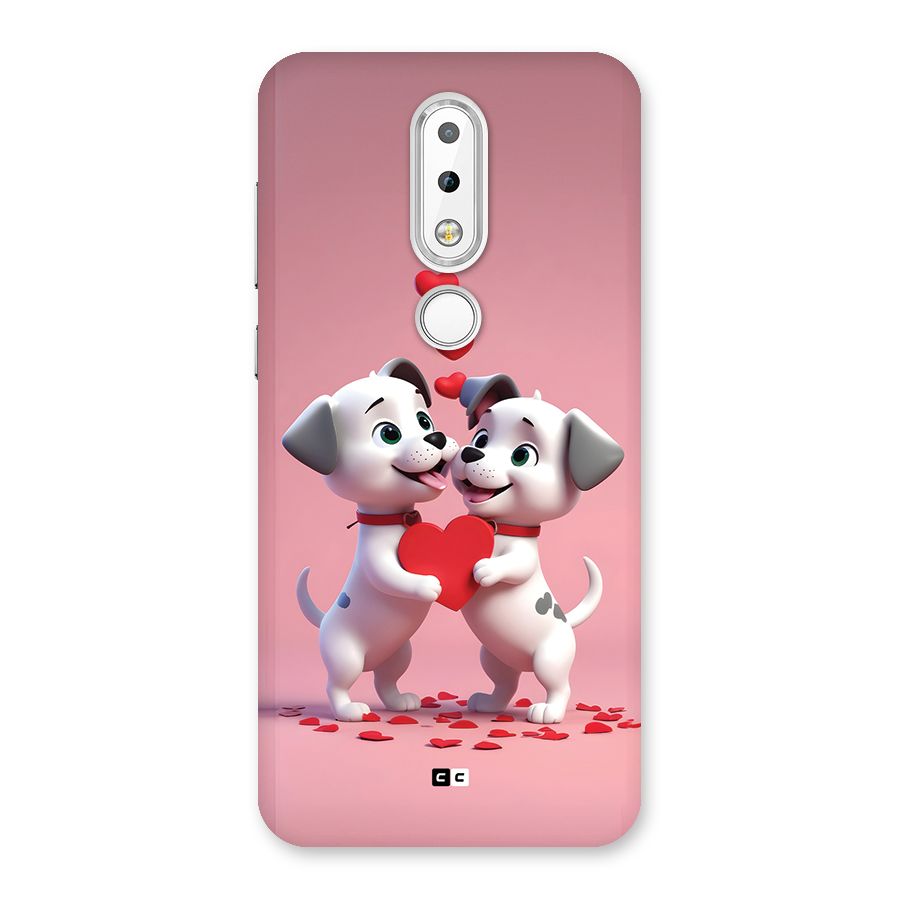 Two Puppies Together Back Case for Nokia 6.1 Plus
