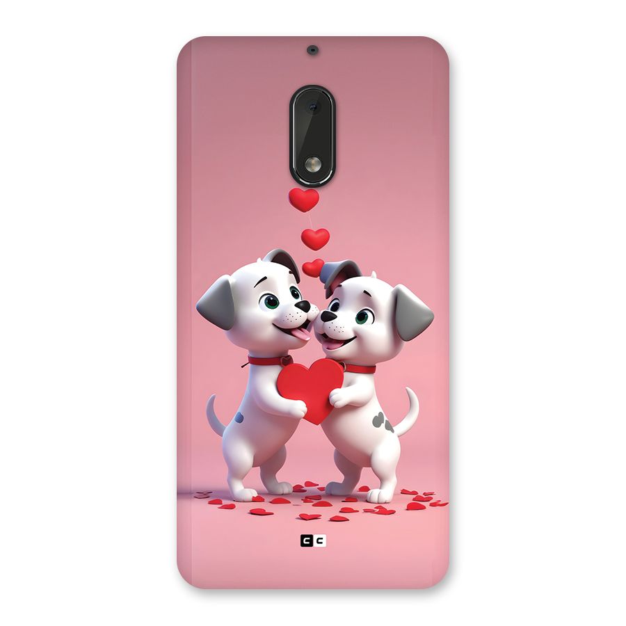 Two Puppies Together Back Case for Nokia 6