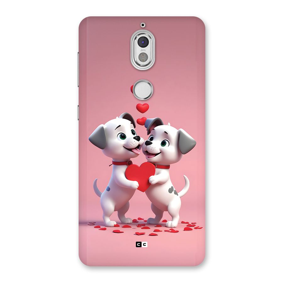 Two Puppies Together Back Case for Nokia 7