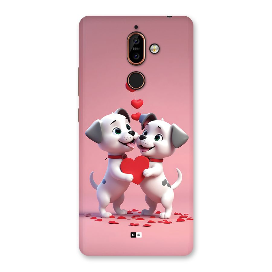 Two Puppies Together Back Case for Nokia 7 Plus