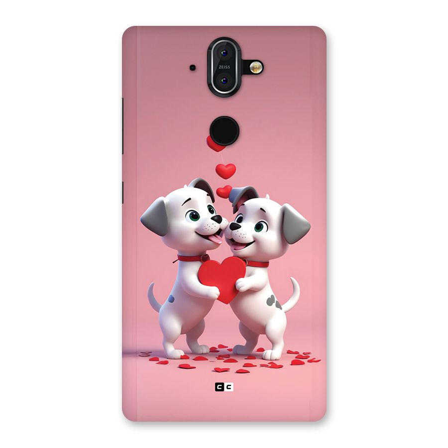 Two Puppies Together Back Case for Nokia 8 Sirocco